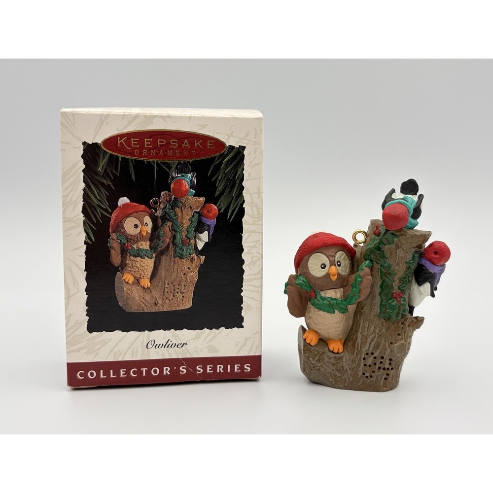 Hallmark Keepsake Ornament Owliver Owls Collector Series 1994 QX522-6 Vintage